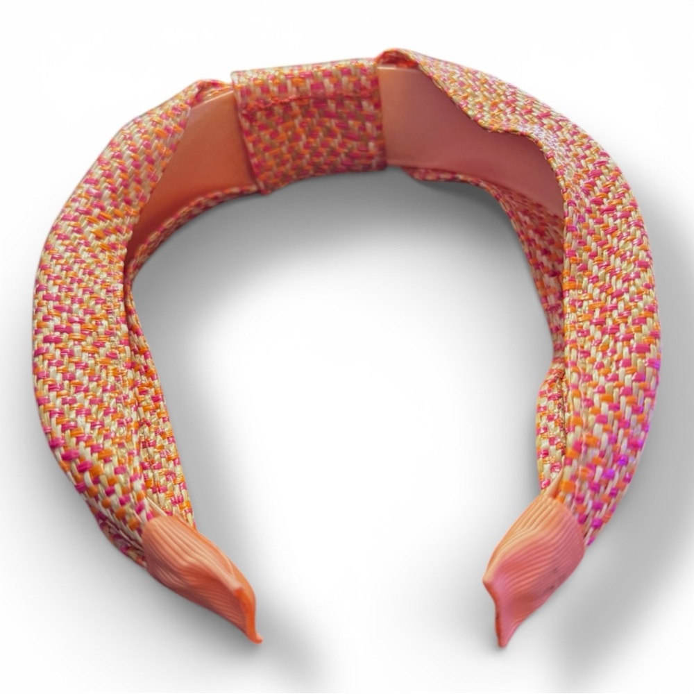 3 for $6!! J. Crew Multicolor Woven Headband & FREE Coordinating Peach Headband - Picture 5 of 9
